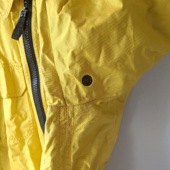 Vintage HUGO BOSS Sport 90s BOXER Jacket Yellow Black Lightweight - Picture 15 of 16